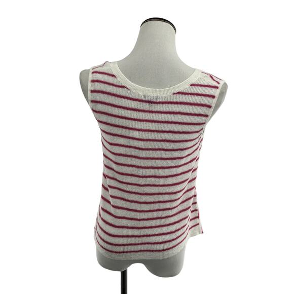Splendid Striped Twist Hem Sleeveless Sweater Tank Top - Picture 7 of 11